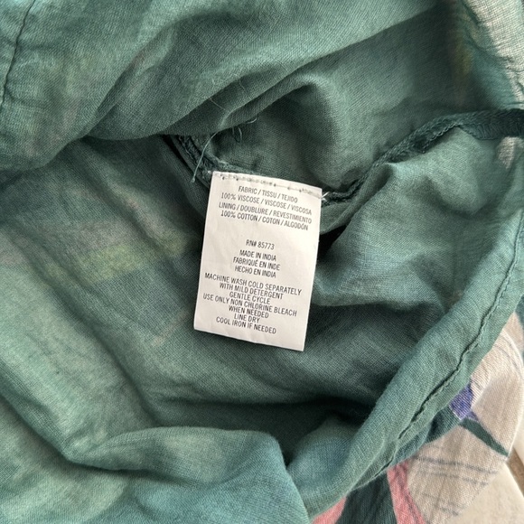 O’Neill Floral Double Strap Cover Up Mini Dress - Picture 9 of 9